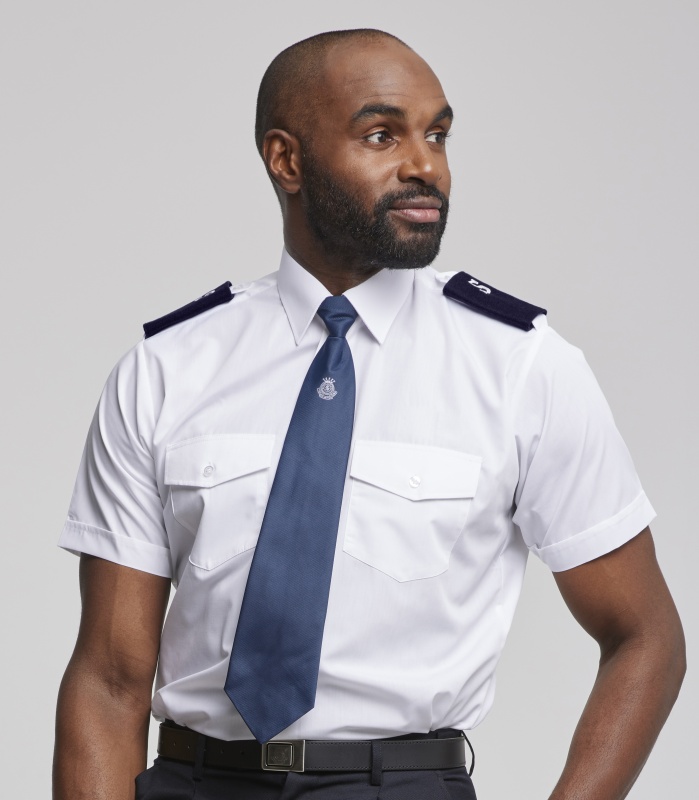 Men's Short Sleeve Shirt - Plain & Epaulettes
